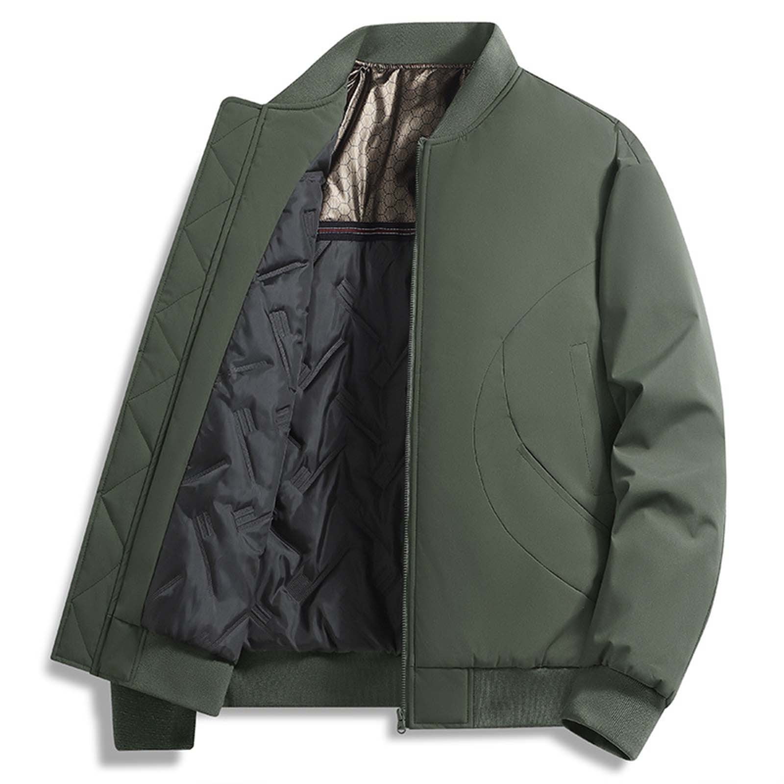 Men-s-Bomber-Jacket-Windproof-