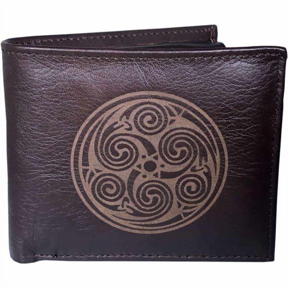 Men's Book of Kells Wallet, Brown