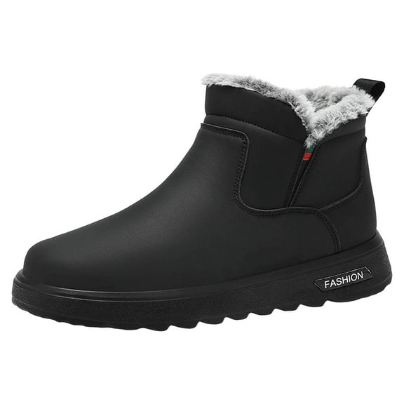 Men's Boots With Thick Winter Fleece And Versatile Cotton Shoes For Cold And Warm Men's Boots