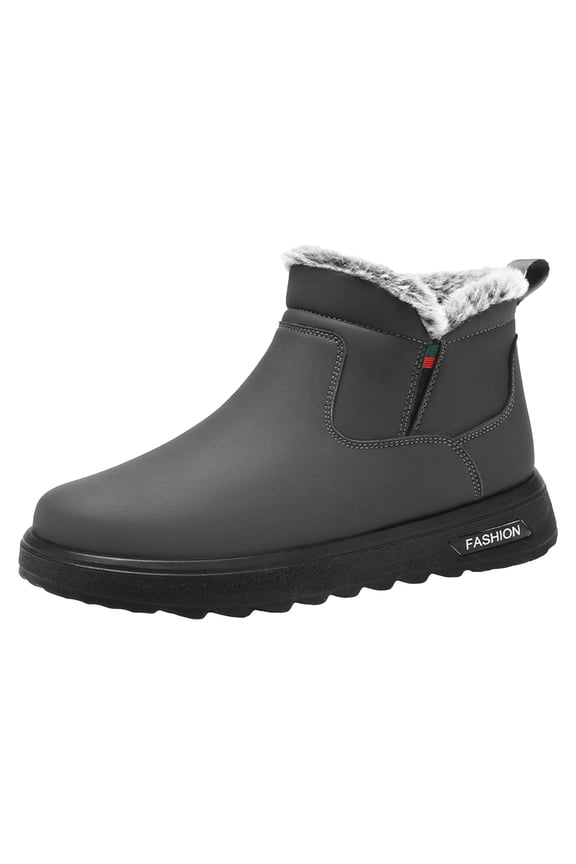 Men's Boots With Thick Winter Fleece And Versatile Cotton Shoes For Cold And Warm Men's Boots