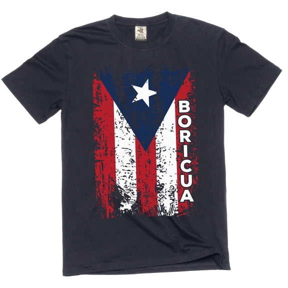 Men's Boricua T-shirt Puerto Rico Flag national parade day Tee Shirt