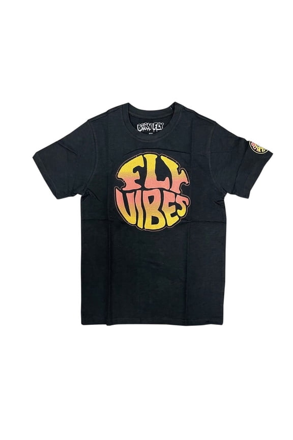 Men's Born Fly Black Fly Vibes T-Shirt - XL