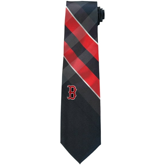 Men's Boston Red Sox Woven Poly Grid Tie