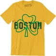 thumbnail image 1 of Men's Boston Shamrock Irish Pride Men's Clover Leaf Pride City T-Shirt, 1 of 4