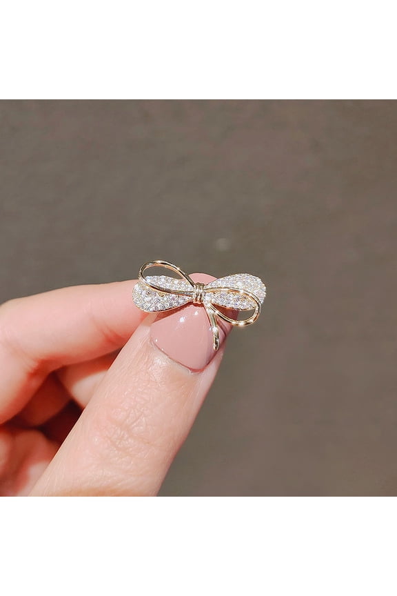 Men's Bow Tie Lapel Pin - Vintage Retro Adjustable Brooch for Suit Jacket Blazer Wedding Party, Gift for Him (1 pc)