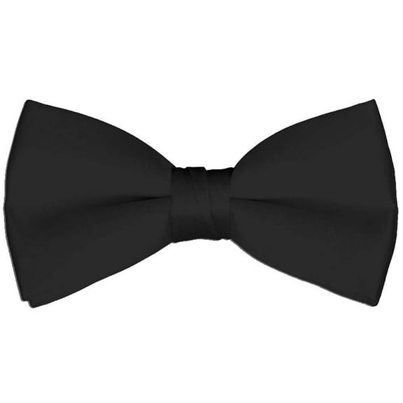 Men's Bow Tie Solid Color Wedding Ties Adjustable Pre-Tied Formal Tuxedo Bowties