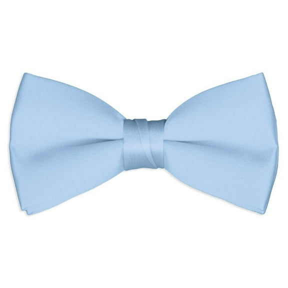 Men's Bow Tie Solid Color Wedding Ties Adjustable Pre-Tied Formal Tuxedo Bowties