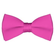 Mens Bow Tie Solid Color Wedding Ties Adjustable Pre-Tied Formal Tuxedo Bowties