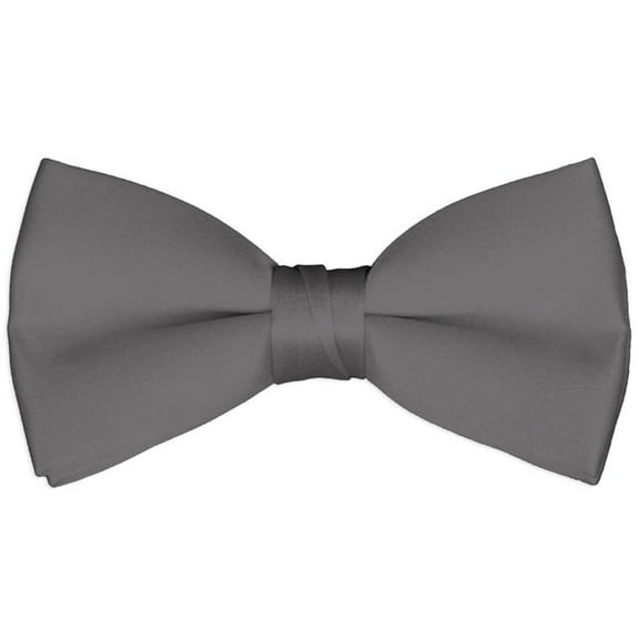 Men's Bow Tie Solid Color Wedding Ties Adjustable Pre-Tied Formal Tuxedo Bowties
