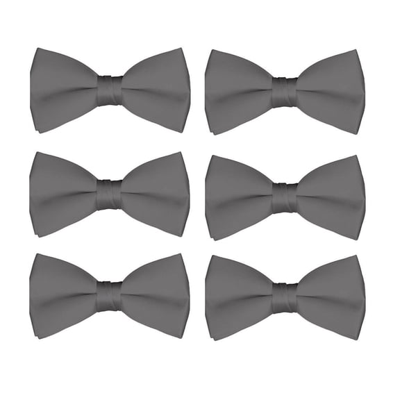 Men's Bow Tie Wholesale 6 Pack Wedding Ties Pre-Tied Formal Tuxedo Bowties