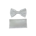 thumbnail image 1 of Men's Bow Tie and Hankie by J.Valintin Collection #92493 Solid Satin White, 1 of 1