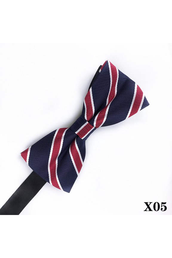 Men's Bow Ties Adjustable Pre-Tied Ties Formal Elegant Tied Bow for Weddings Party