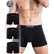 Men's Boxer Brief Hot Fun Playful Printed Stretch Comfortable And Breathable Elastic Boxer Shorts Letter Printing Short Panty Underwear