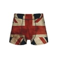 thumbnail image 1 of Men's Boxer Brief Underwear Breathable Comfort Stretch, Union Jack Flag Vintage UK, 1 of 7
