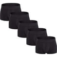 thumbnail image 1 of Men's Boxer Briefs 5 Pack No Ride-up Breathable Comfortable Sport Underwear, 1 of 5