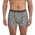 thumbnail image 1 of Men's Boxer Briefs, Abstractly Lines Soft Comfy Mens Underwear Boxer Briefs Breathable With Widen Waist, 1 of 7
