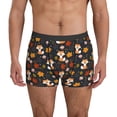 thumbnail image 1 of Men's Boxer Briefs, Autumn Fox Soft Comfy Mens Underwear Boxer Briefs Breathable With Widen Waist, 1 of 7