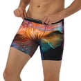 thumbnail image 1 of Men's Boxer Briefs, Bioluminescent Underwater Flower Soft and Breathable Mens Underwear Boxer Briefs With Widen Waist, 1 of 5