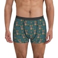 thumbnail image 1 of Men's Boxer Briefs, Bone Dog Puppy ball Soft Comfy Mens Underwear Boxer Briefs Breathable With Widen Waist, 1 of 7