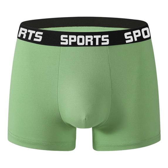 Men's Boxer Briefs Briefs Men 38 Underwire Men Fashion compatible with Machine Large with Pouch Comfortable Underwear Socks And Underwear for Y Fit Stretchy Green S