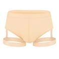 thumbnail image 1 of Men's Boxer Briefs Bulk Underwear Men Underpants Briefs Underwear Mens Men Brief No Ride up Spandex beneath Athletic Molasses with inside Them Wading Beige M, 1 of 3