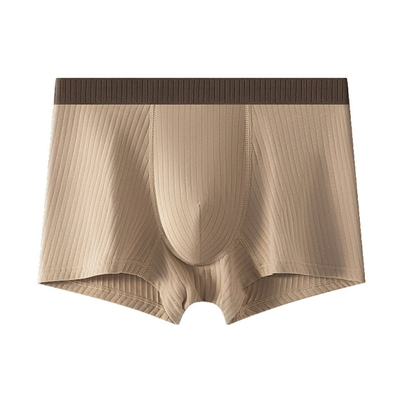 Men's Boxer Briefs Bunker Underwear for Him Men Panties Men S Briefs Y Wick Mens Underwear Men's Y Fit Shirt for beneath Panties Trunks Coffee 3XL