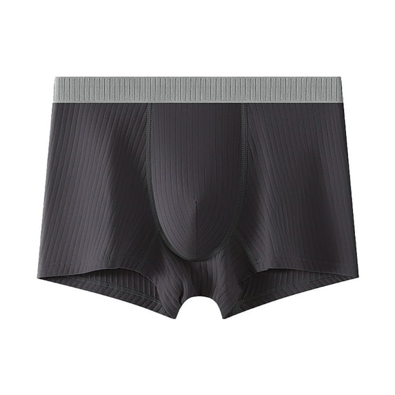 Men's Boxer Briefs Bunker Underwear for Him Men Panties Men S Briefs Y Wick Mens Underwear Men's Y Fit Shirt for beneath Panties Trunks Dark Gray L