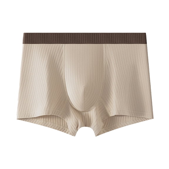Men's Boxer Briefs Bunker Underwear for Him Men Panties Men S Briefs Y Wick Mens Underwear Men's Y Fit Shirt for beneath Panties Trunks Khaki L