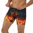 thumbnail image 1 of Men's Boxer Briefs, Candle Shepherd Dog Soft and Breathable Mens Underwear Boxer Briefs With Widen Waist, 1 of 5