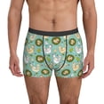 thumbnail image 1 of Men's Boxer Briefs, Cartoon Colorful Cute Chicken Soft Comfy Mens Underwear Boxer Briefs Breathable With Widen Waist, 1 of 7