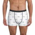 thumbnail image 1 of Men's Boxer Briefs, Cartoon Cool Shark _C Soft Comfy Mens Underwear Boxer Briefs Breathable With Widen Waist, 1 of 7