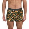 thumbnail image 1 of Men's Boxer Briefs, Cartoon Cute Squirrel Maple Funny Soft Comfy Mens Underwear Boxer Briefs Breathable With Widen Waist, 1 of 7