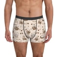 thumbnail image 1 of Men's Boxer Briefs, Chicken With Floral Soft Comfy Mens Underwear Boxer Briefs Breathable With Widen Waist, 1 of 7