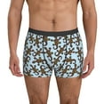 thumbnail image 1 of Men's Boxer Briefs, Colorful Checkered Lizard Gecko Soft Comfy Mens Underwear Boxer Briefs Breathable With Widen Waist, 1 of 7