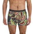 thumbnail image 1 of Men's Boxer Briefs, Colorful Mandala Spiral Pattern Soft Comfy Mens Underwear Boxer Briefs Breathable With Widen Waist, 1 of 7