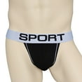 thumbnail image 1 of Men's Boxer Briefs Compression Briefs 2x Underwear Men's Underwear Mens Sports Wading Male Lingerie Men Comfort Band Men Brief Back Door under Pant Triangle Black L, 1 of 9