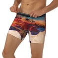 thumbnail image 1 of Men's Boxer Briefs, Cultural Silhouette Journey Soft and Breathable Mens Underwear Boxer Briefs With Widen Waist, 1 of 5