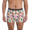 thumbnail image 1 of Men's Boxer Briefs, Cute Cartoon Popsicle Soft Comfy Mens Underwear Boxer Briefs Breathable With Widen Waist, 1 of 7