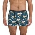 thumbnail image 1 of Men's Boxer Briefs, Cute Sleeping Koala Soft Comfy Mens Underwear Boxer Briefs Breathable With Widen Waist, 1 of 7
