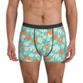 thumbnail image 1 of Men's Boxer Briefs, Cute Sloth on Floral Tree Soft Comfy Mens Underwear Boxer Briefs Breathable With Widen Waist, 1 of 7