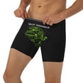 thumbnail image 1 of Men's Boxer Briefs, DINOSAUR IN SPACE Soft and Breathable Mens Underwear Boxer Briefs With Widen Waist, 1 of 5