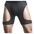 thumbnail image 1 of Men's Boxer Briefs Dance Underwear for Men Most Comfortable Mens Underwear Silk Mens Briefs Big Deliver by Tomorrow Cool for Men Manhood Pouch Glow in The Dark Athletic Black 4XL, 1 of 5