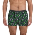 thumbnail image 1 of Men's Boxer Briefs, Dinosaur and Bone Soft Comfy Mens Underwear Boxer Briefs Breathable With Widen Waist, 1 of 7