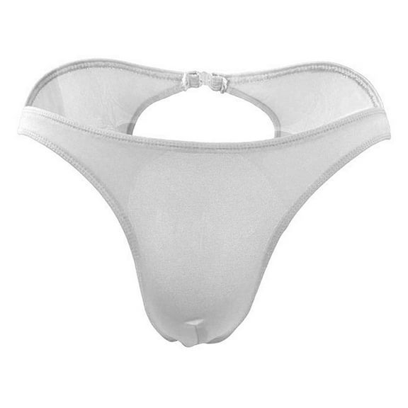 Men's Boxer Briefs Fashion Sretch T-back Micro Thong Underwear