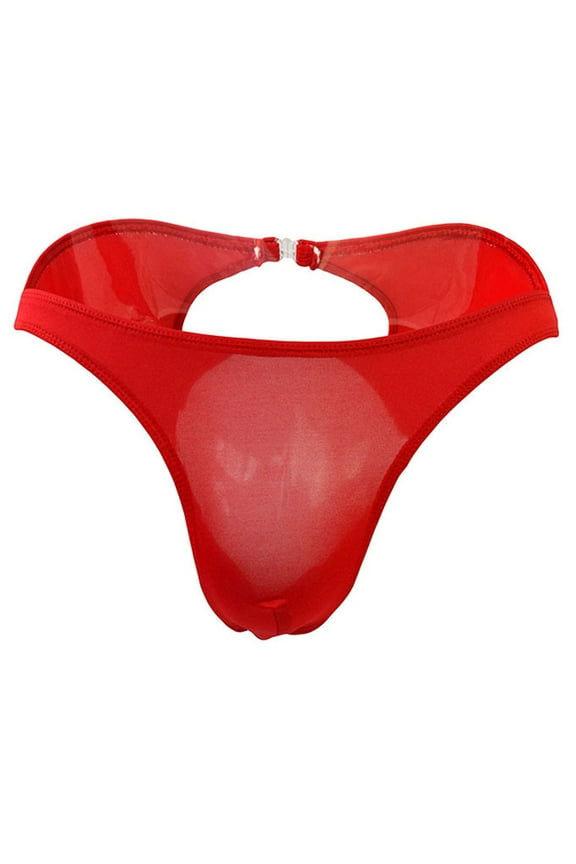 Men's Boxer Briefs Fashion Sretch T-back Micro Thong Underwear