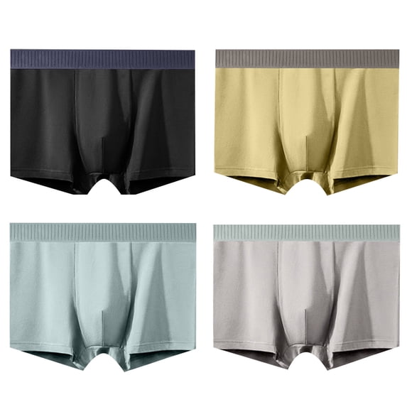 Men's Boxer Briefs G Station Underwear Men Briefs Mens Full Cut Underwear Undies for Men for Groomsmen Brief Sports Mens under Wear V Shape Grey 2XL
