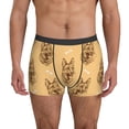 thumbnail image 1 of Men's Boxer Briefs, German Shepherd Dog Bitterness Soft Comfy Mens Underwear Boxer Briefs Breathable With Widen Waist, 1 of 7