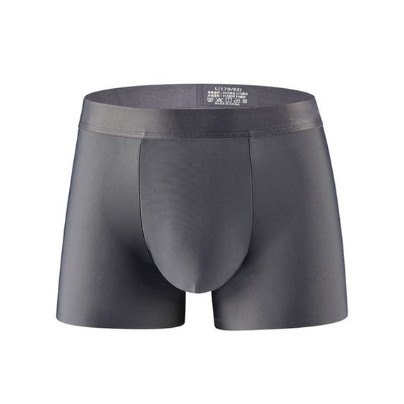 Men's Boxer Briefs Get It before Christmas Pocket Underwear Men under Shorts for Men Natural Feelings Mens Underwear Belle Tall Briefs Brief Mens for Pack Guys ’ s Dark Gray XL