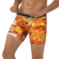 thumbnail image 1 of Men's Boxer Briefs, Halloween Cute Cartoon Pumpkin (2) Soft and Breathable Mens Underwear Boxer Briefs With Widen Waist, 1 of 5