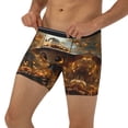 thumbnail image 1 of Men's Boxer Briefs, Halloween Cute Pumpkin (2) Soft and Breathable Mens Underwear Boxer Briefs With Widen Waist, 1 of 5